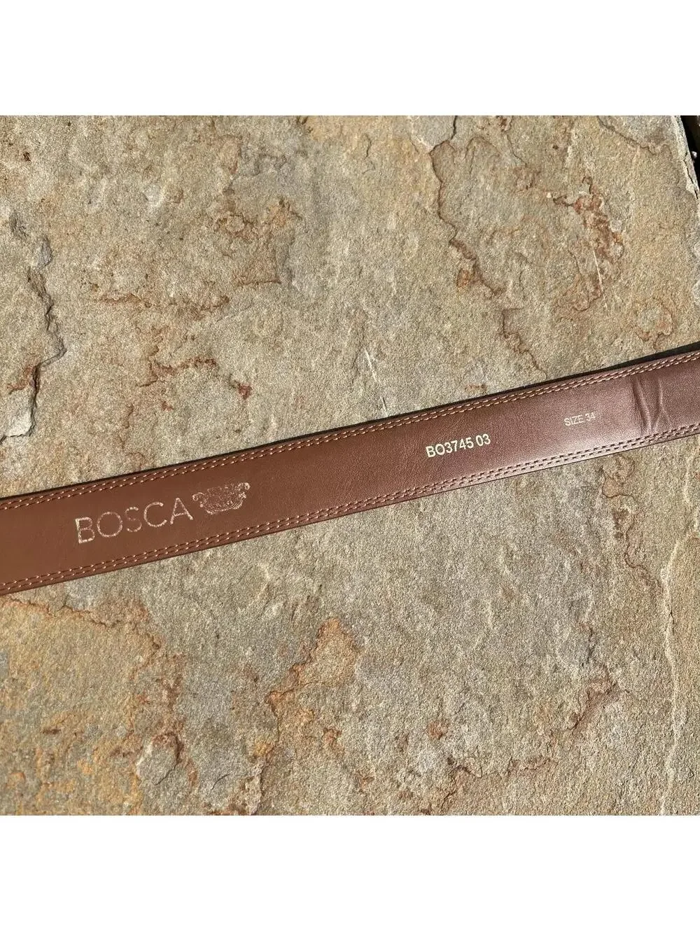 Neo Vintage 90s Brown Oil Tanned Leather Belt